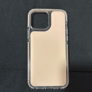 Clear and Beige iPhone Case